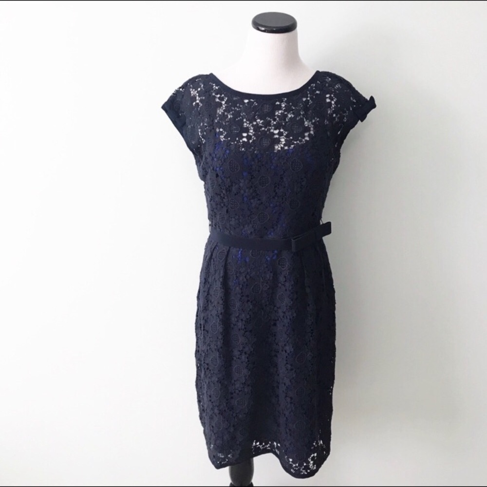 Nanette Lepore navy sheath dress